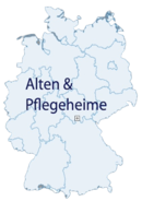 Karte Altenheime Pflegeheime in Deutschland