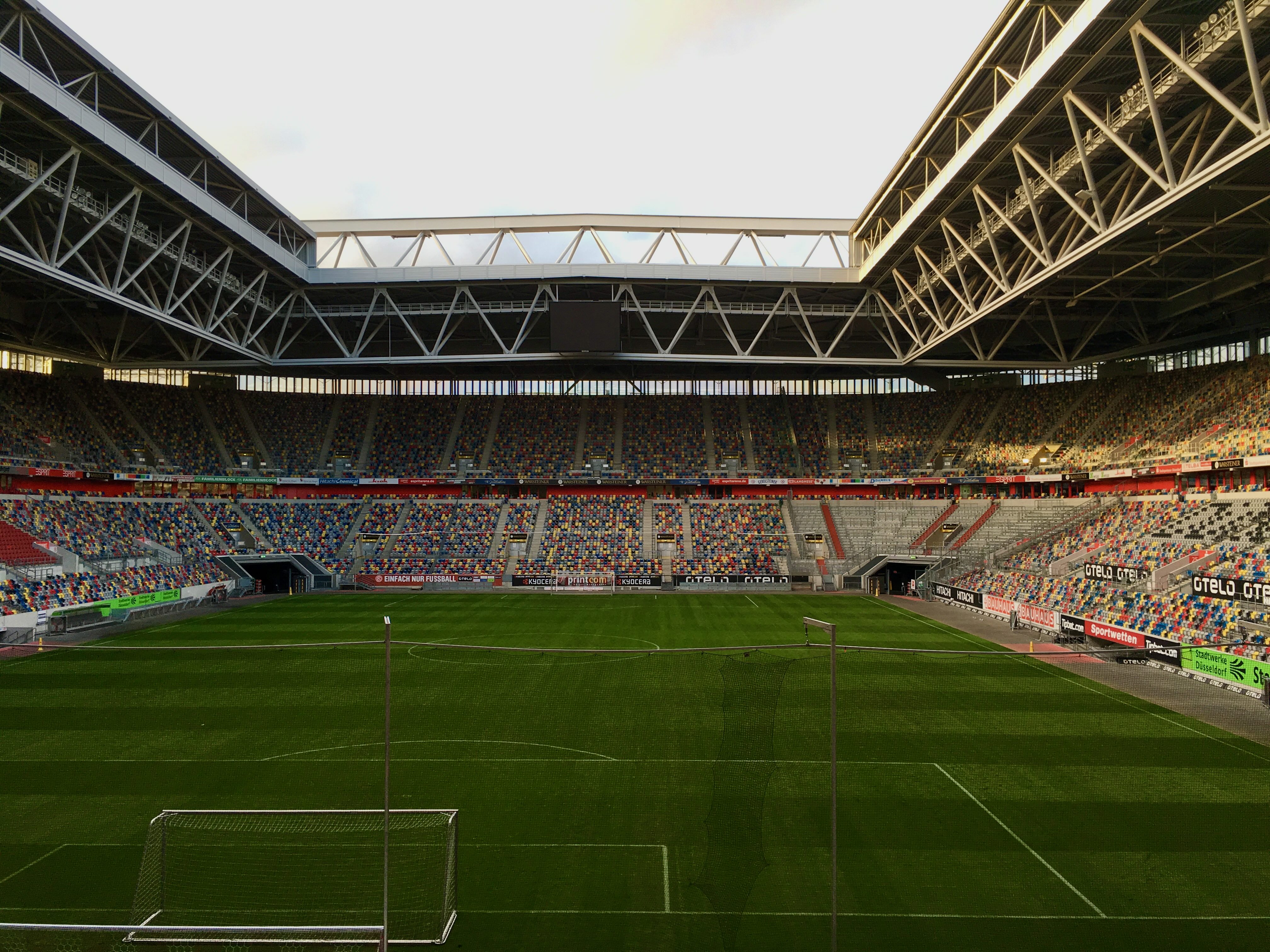 Fußballstadion als Veranstaltungsort mit Bedarf an einem Arzt für Veranstaltung