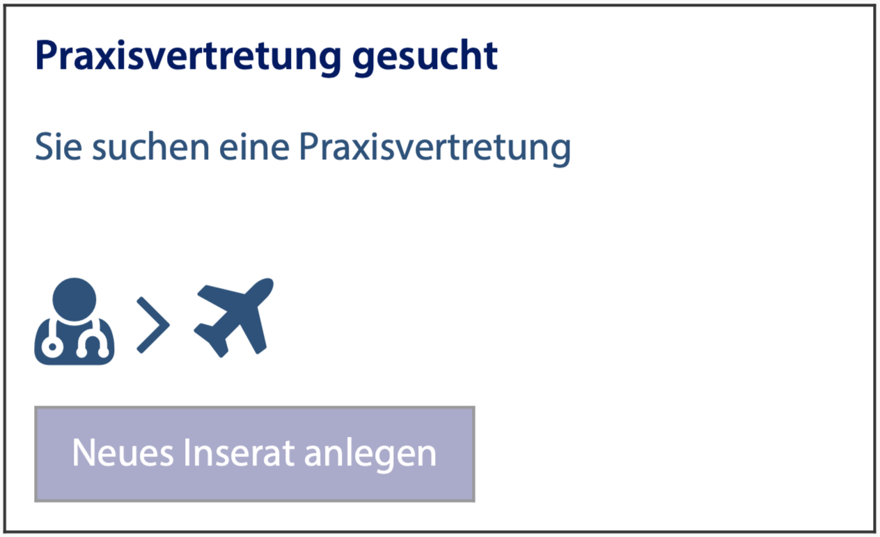 Praxisvertretung für Arztpraxis gesucht