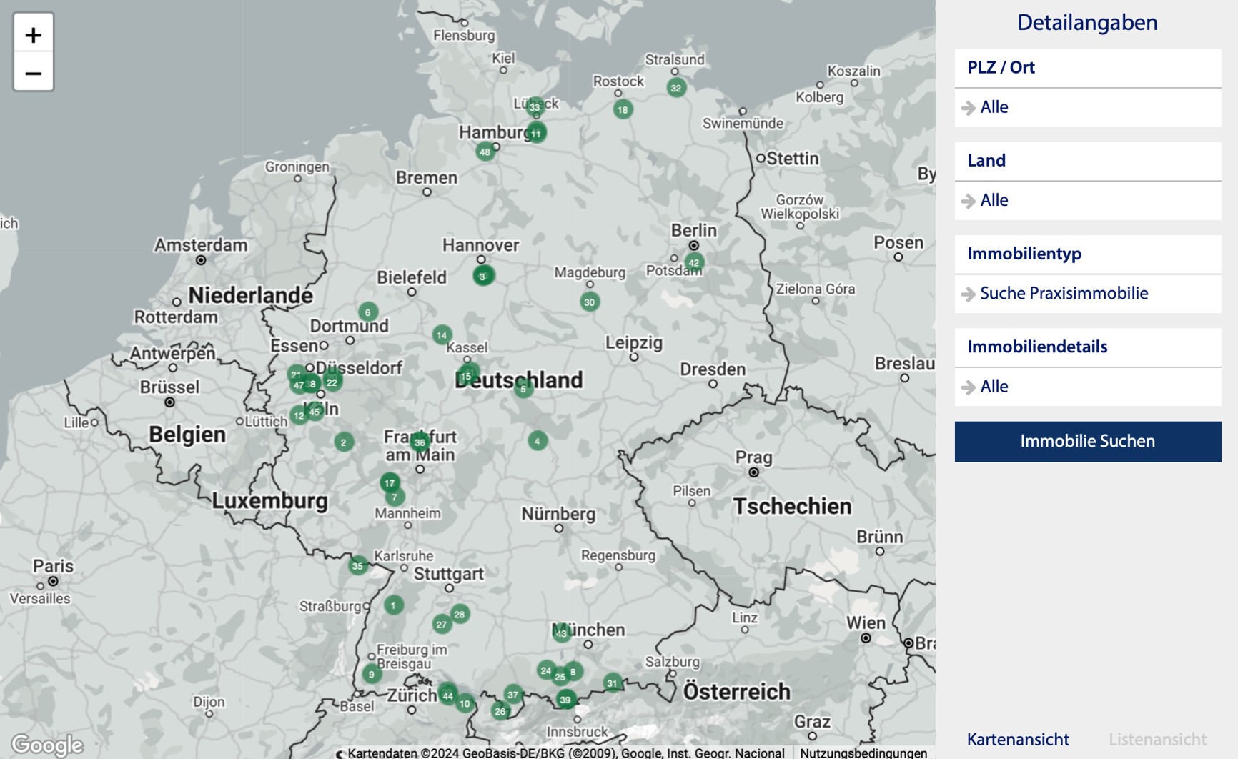  Karte Map Ärztestellen Suche