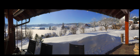 Blick auf Oberstaufen aus dem LK Lindau