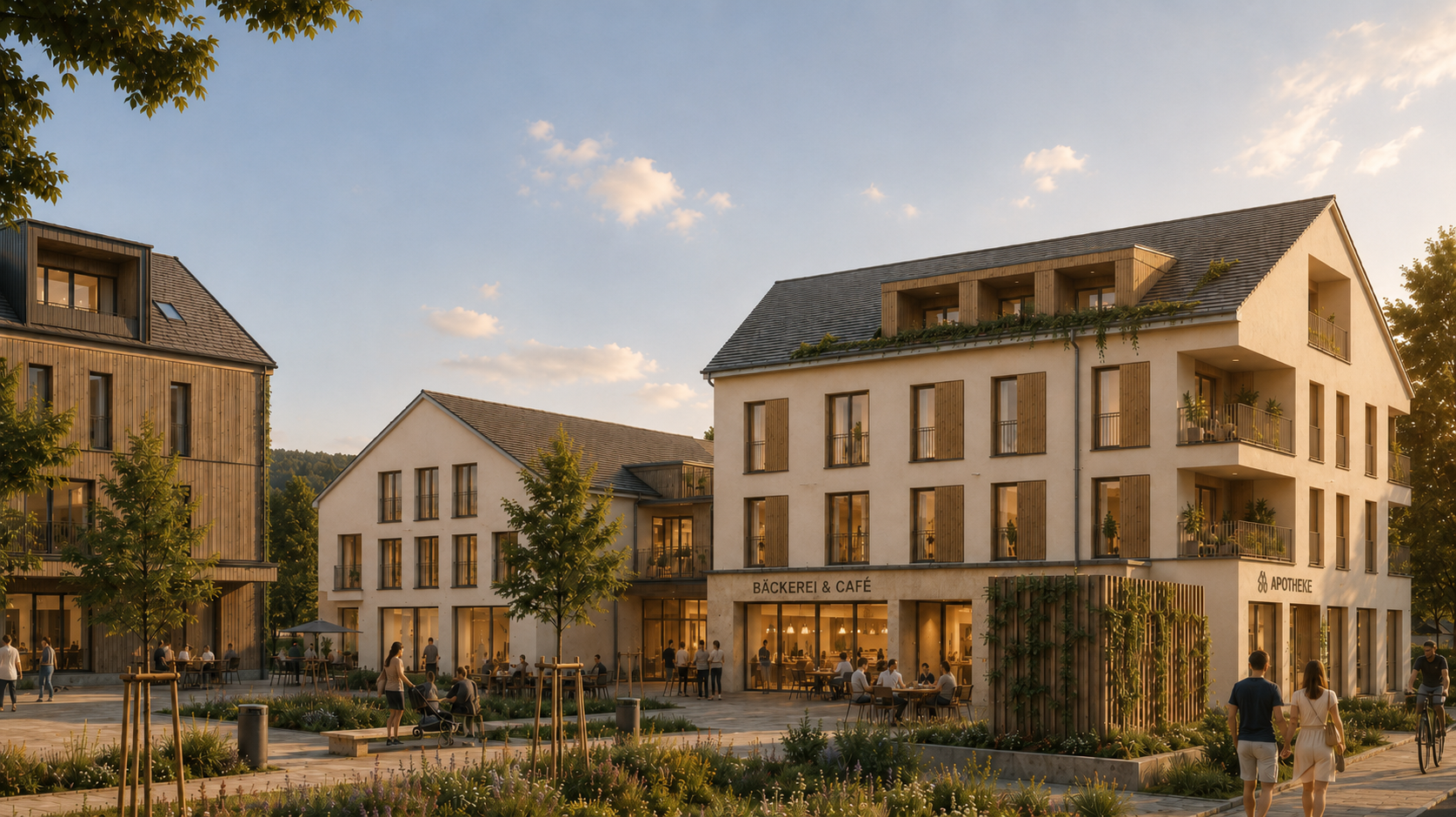 Individuell planbare Praxis- und Gesundheitsflächen im neuen Gesundheitsquartier Neukirch am Bodensee