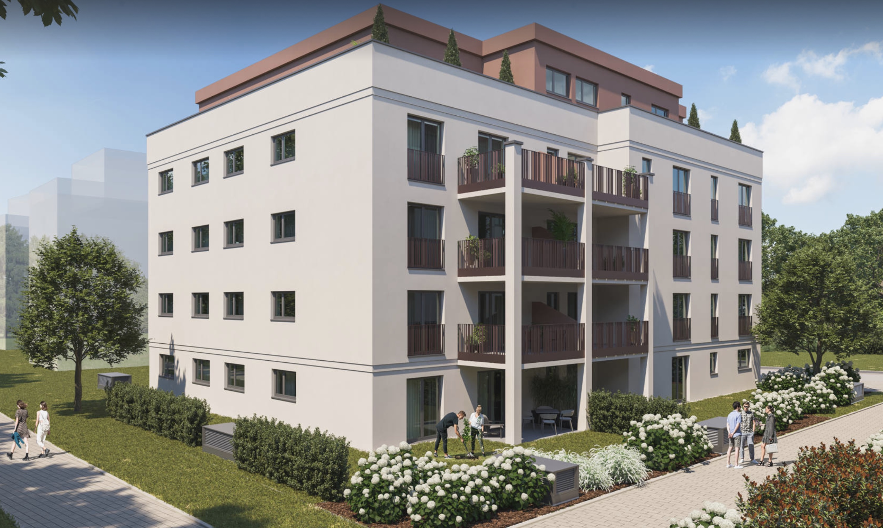 Neubau Praxisflächen | Moderne Stadthäuser in Neutraubling |  Leben am Haidpark