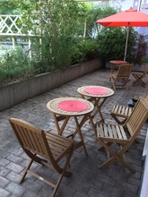 Terrasse leider bei Regen