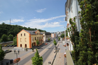 Aussicht vom Balkon